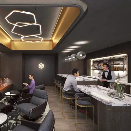 Crypto.com Arena tunnel suite rendering