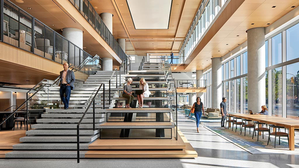 Marriott International Global Headquarters stairs