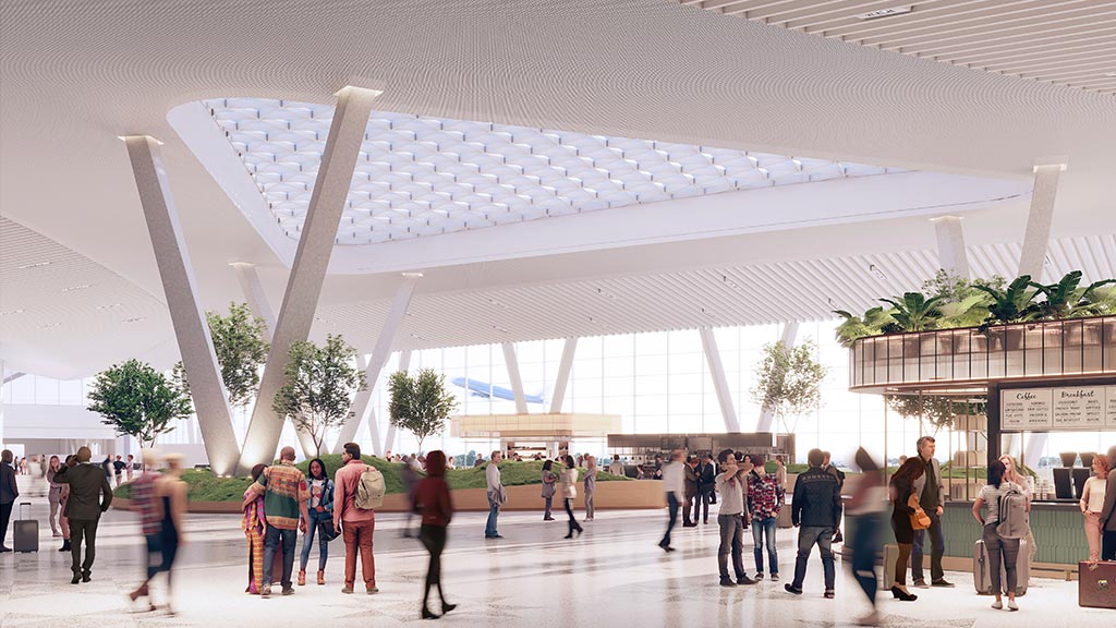 John Glenn Columbus International Airport rendering