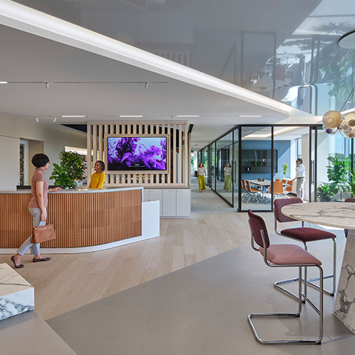 Bialek office and showroom reception
