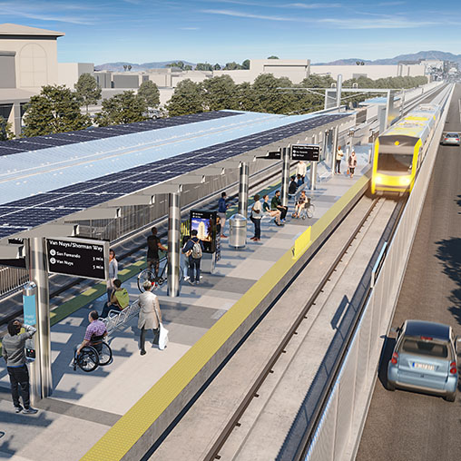 Gensler's vision for the future of LA Metro’s Integrated Station Design Solutions.