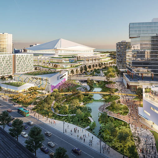 Rays ballpark stadium at Tropicana Field rendering