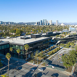One Westside aerial view with LA skyline