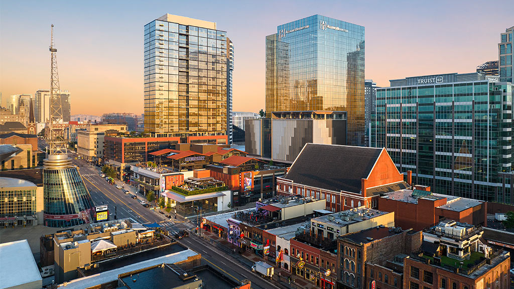 Fifth + Broadway aerial view