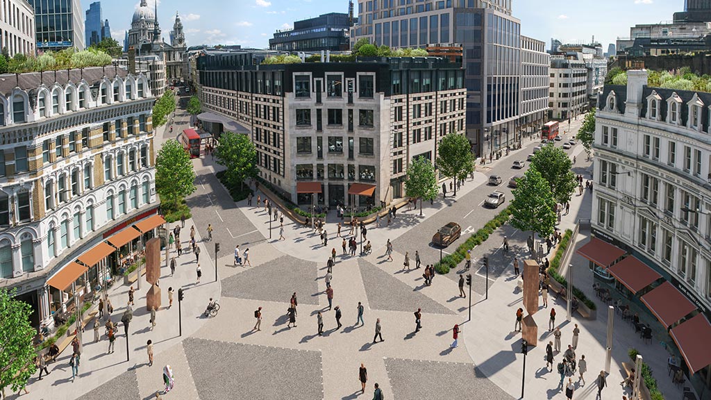 Fleet Street Quarter Ludgate Circus rendering