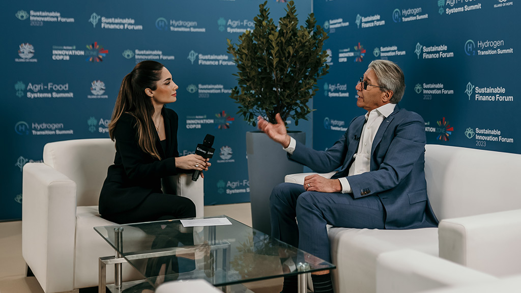 Economy Middle East interviewing Gensler co-CEO Andy Cohen