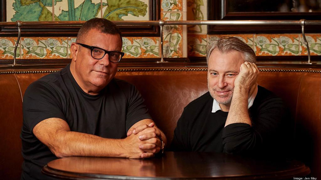 Stephen Starr and Keith McNally of Pastis brand. Image by Jen May