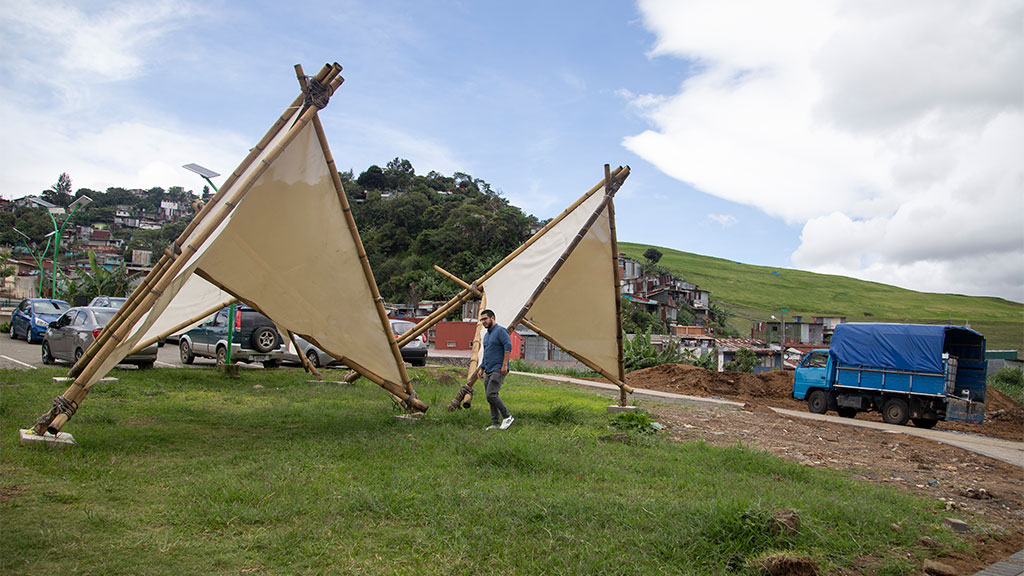 Sustainable shade structures in Costa Rica