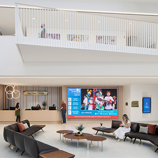 Evelyn Rubenstein Jewish Community Center of Houston lobby