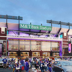 M&T Bank Stadium exterior rendering