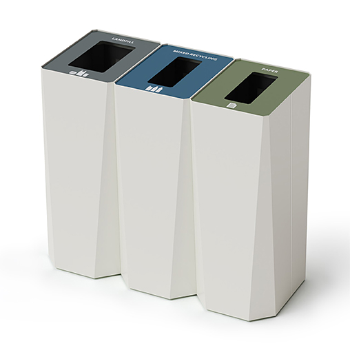 A group of boxes.