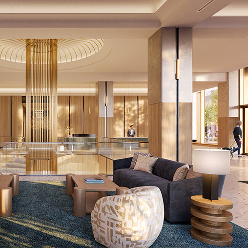 Pearl House lobby rendering