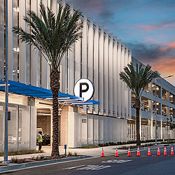 LAX Economy Parking Garage exterior