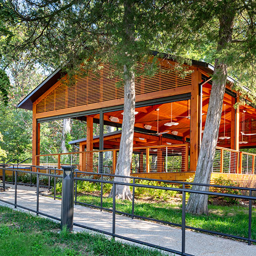 Wolf Trap tent structure