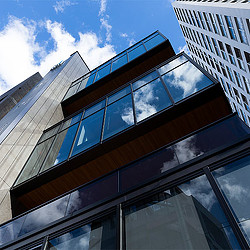 BizFlex Roppongi building facade view from below