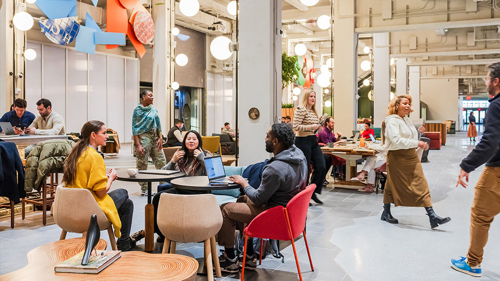 St. John’s Terminal Google headquarters communal space