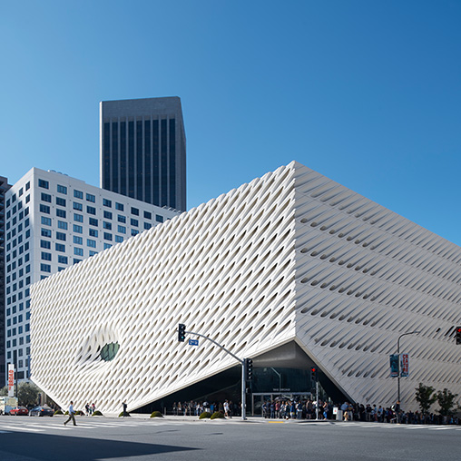 The Broad museum exterior