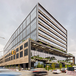 Google at St. John's Terminal building exterior