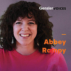 A person with curly hair.