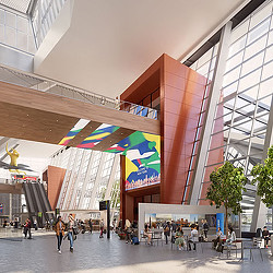 New Terminal One at JFK International Airport interior rendering by TMRW/Gensler
