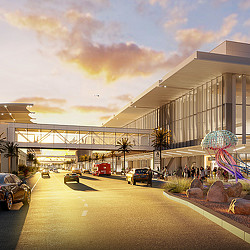 San Diego International Airport Terminal 1 & Roadways rendering