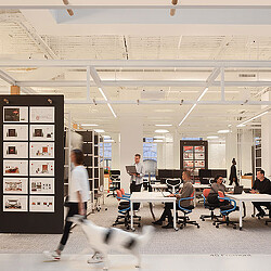 Gensler San Francisco office open collaboration space