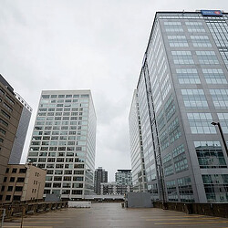 A group of buildings.