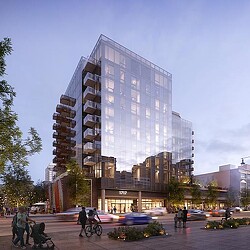 1717 S Michigan Ave (Neveseno Apartments) residential building rendering