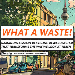 What a Waste! Imagining a Smart Recycling Reward System That Transforms the Way We Look at Trash text on street animation