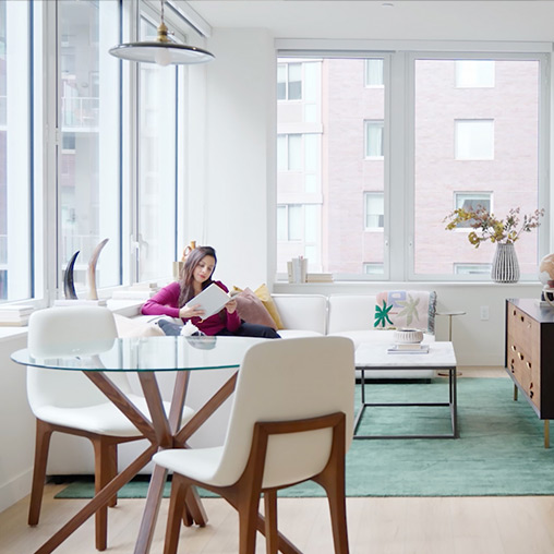 Pearl House apartment unit interior