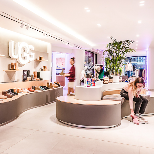 UGG Knightsbridge store interior