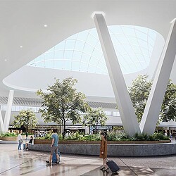 John Glenn International Airport rendering
