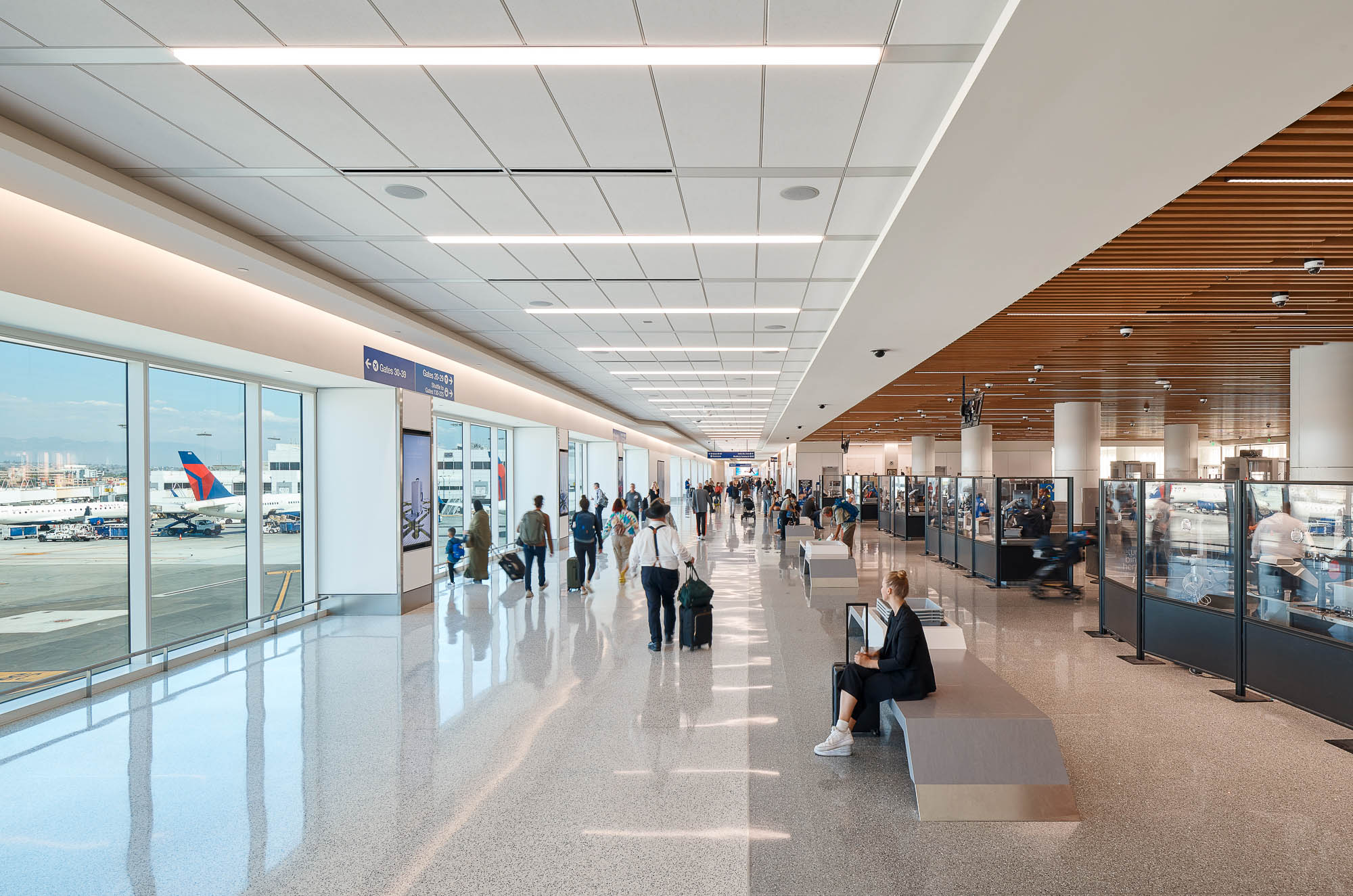 Delta Sky Way at LAX security