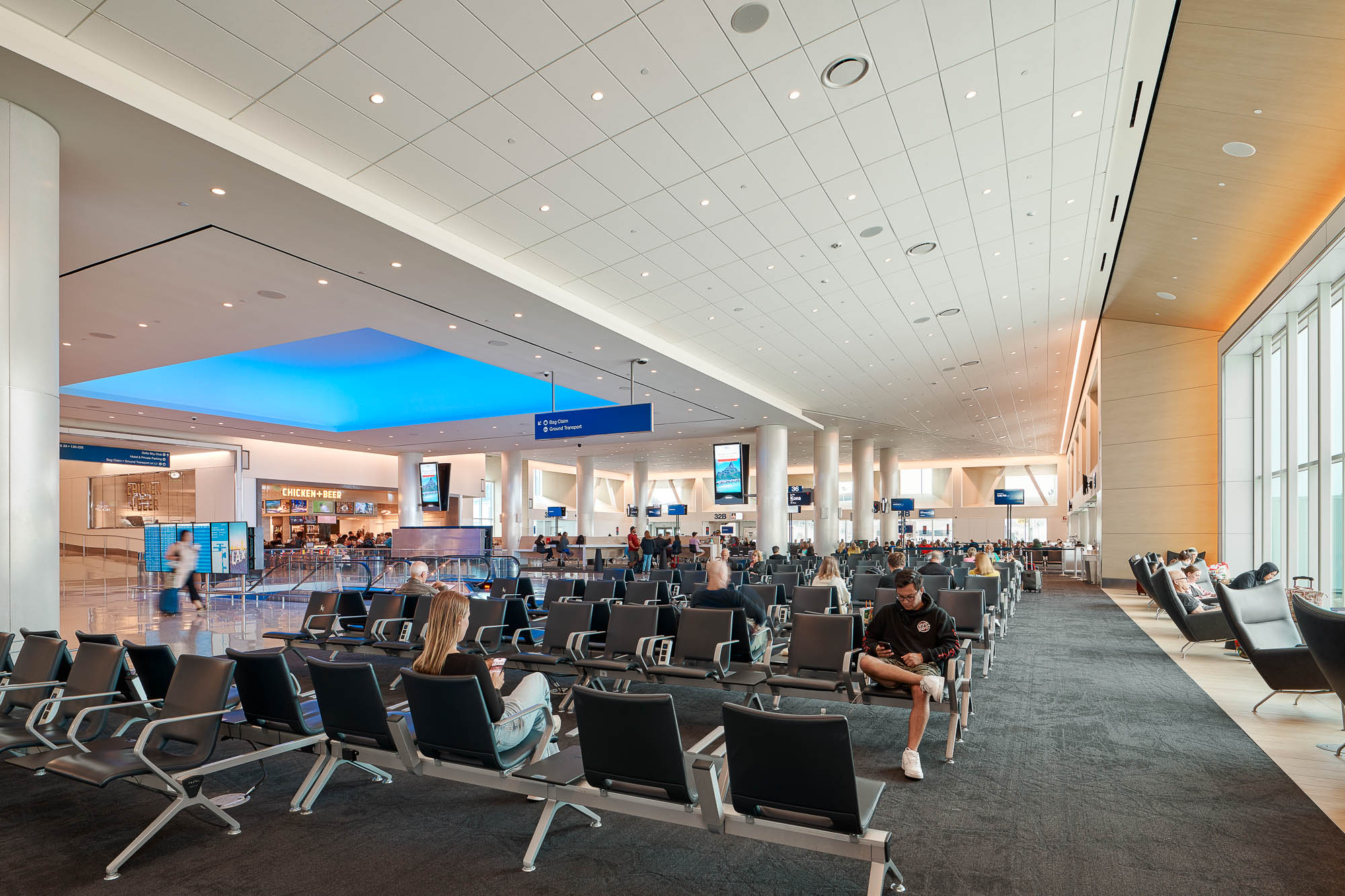 Delta Sky Way at LAX waiting area