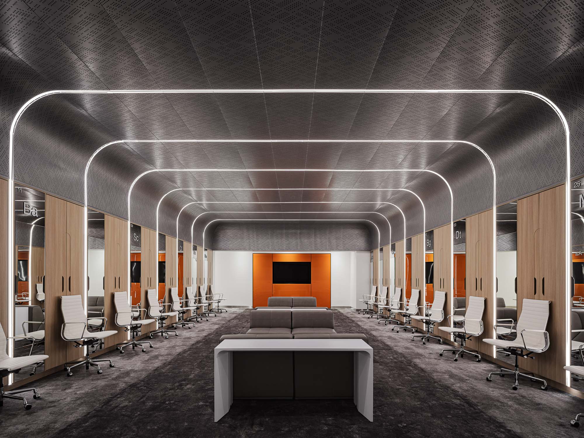 Phoenix Mercury training facility locker room