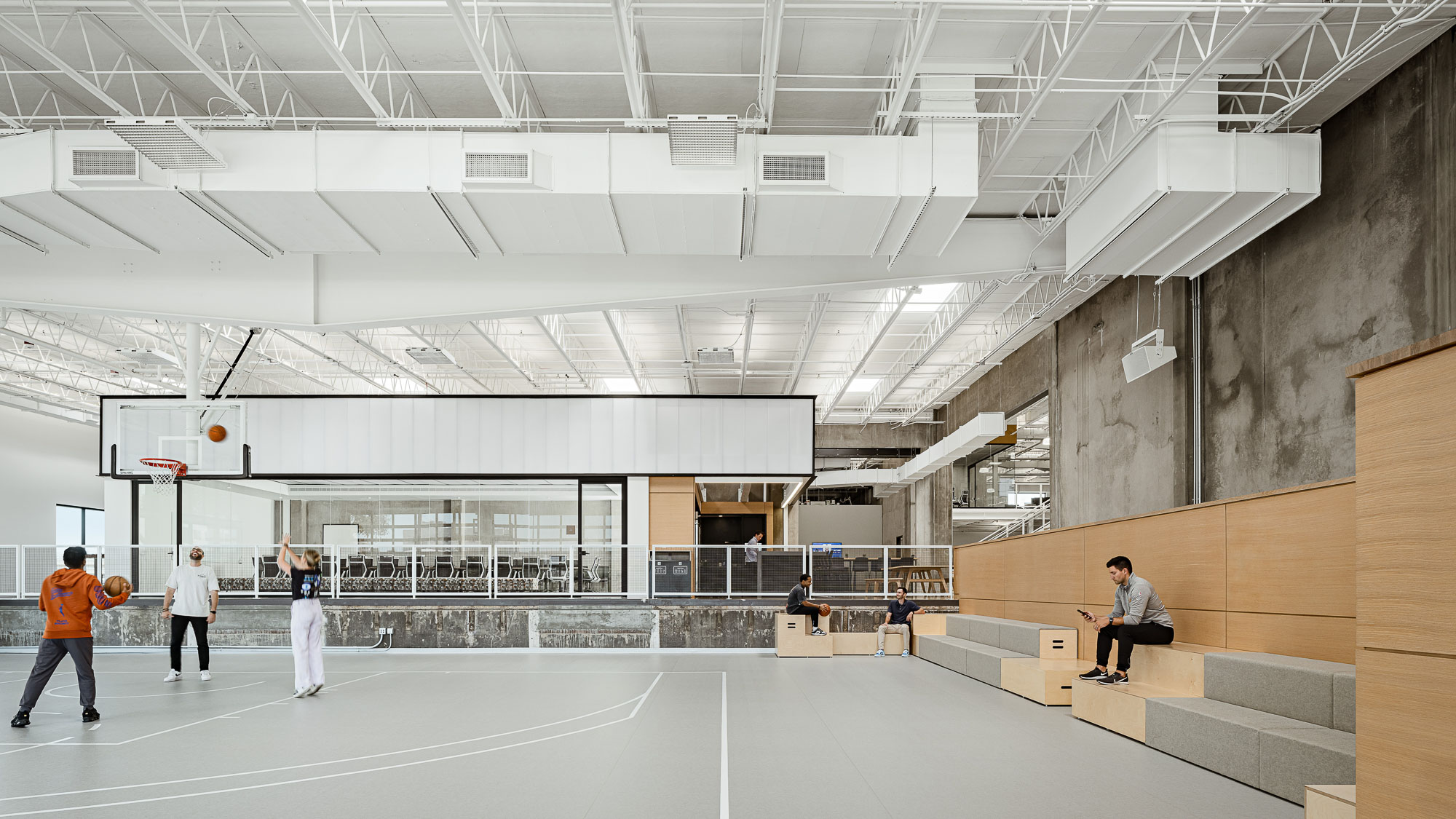 Phoenix Mercury training facility practice court