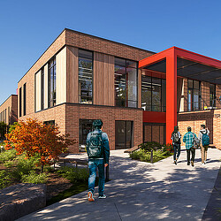 Western Oregon University Student Success Center rendering