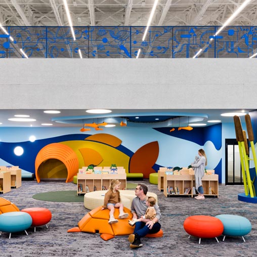 Frisco Public Library children's zone