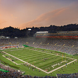 Rose Bowl football stadium aerial rendering