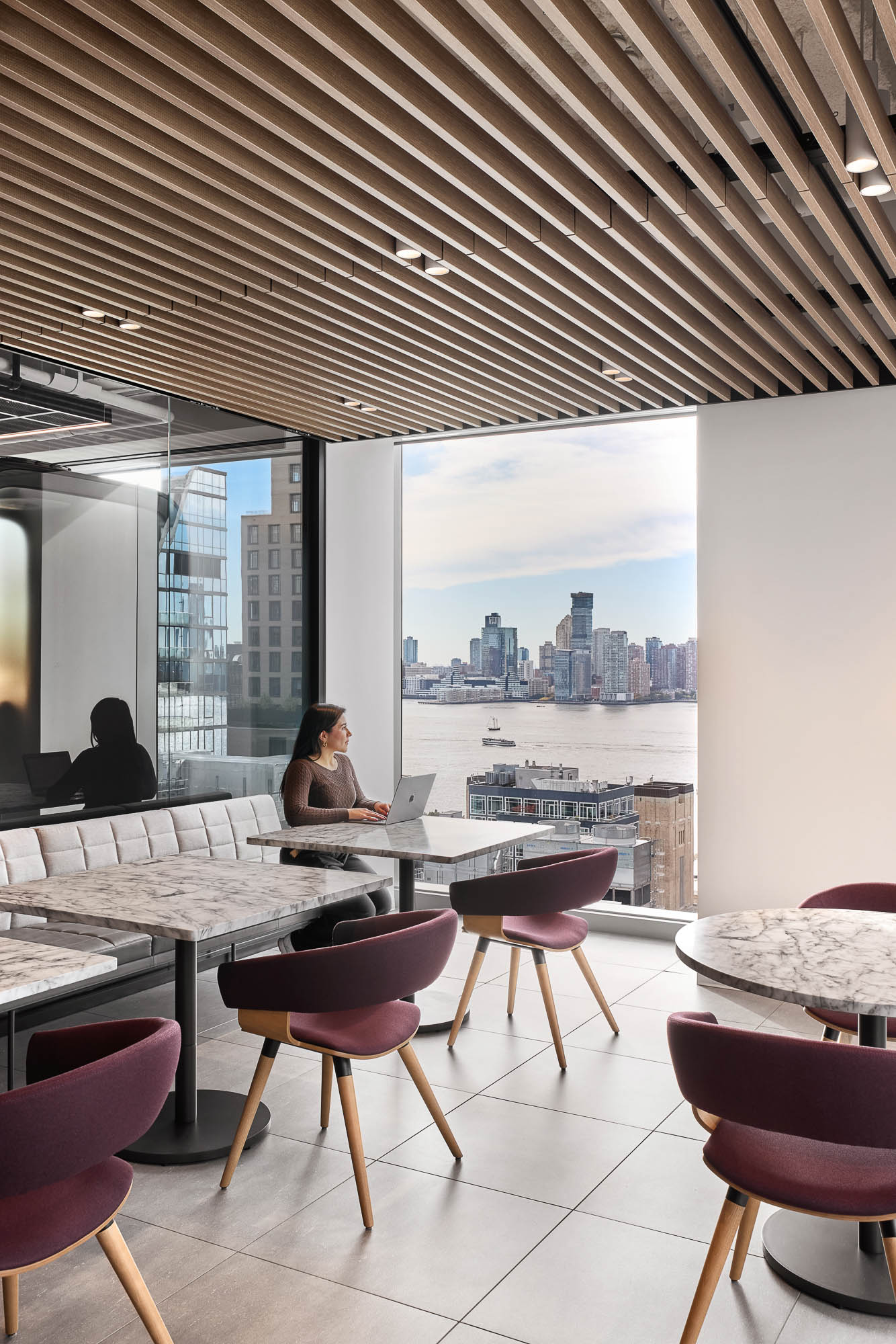 The Walt Disney Company NYC Headquarters work corner with view