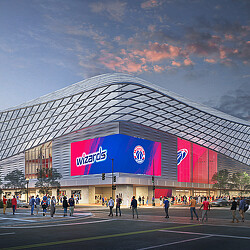 Capital One Arena exterior rendering