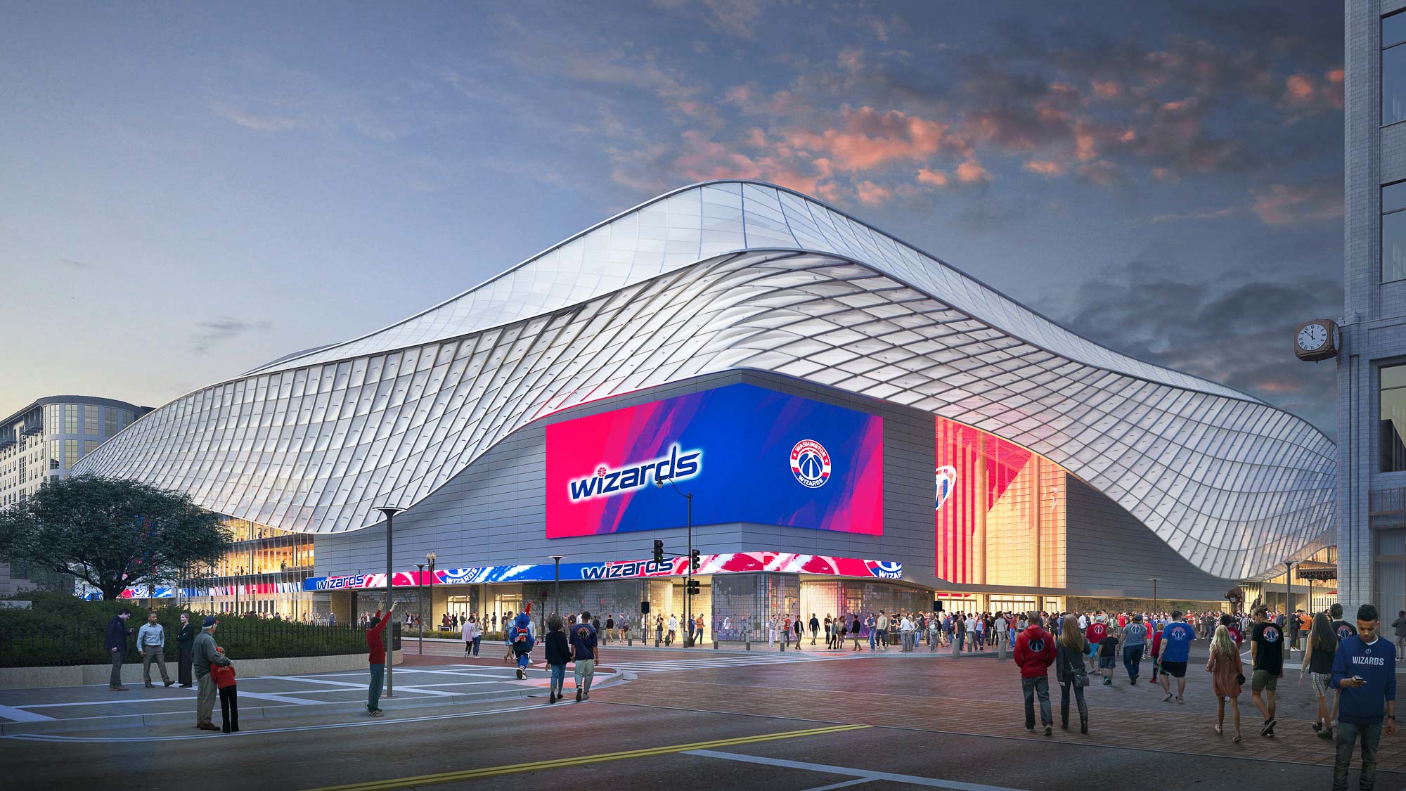 Capital One Arena exterior rendering