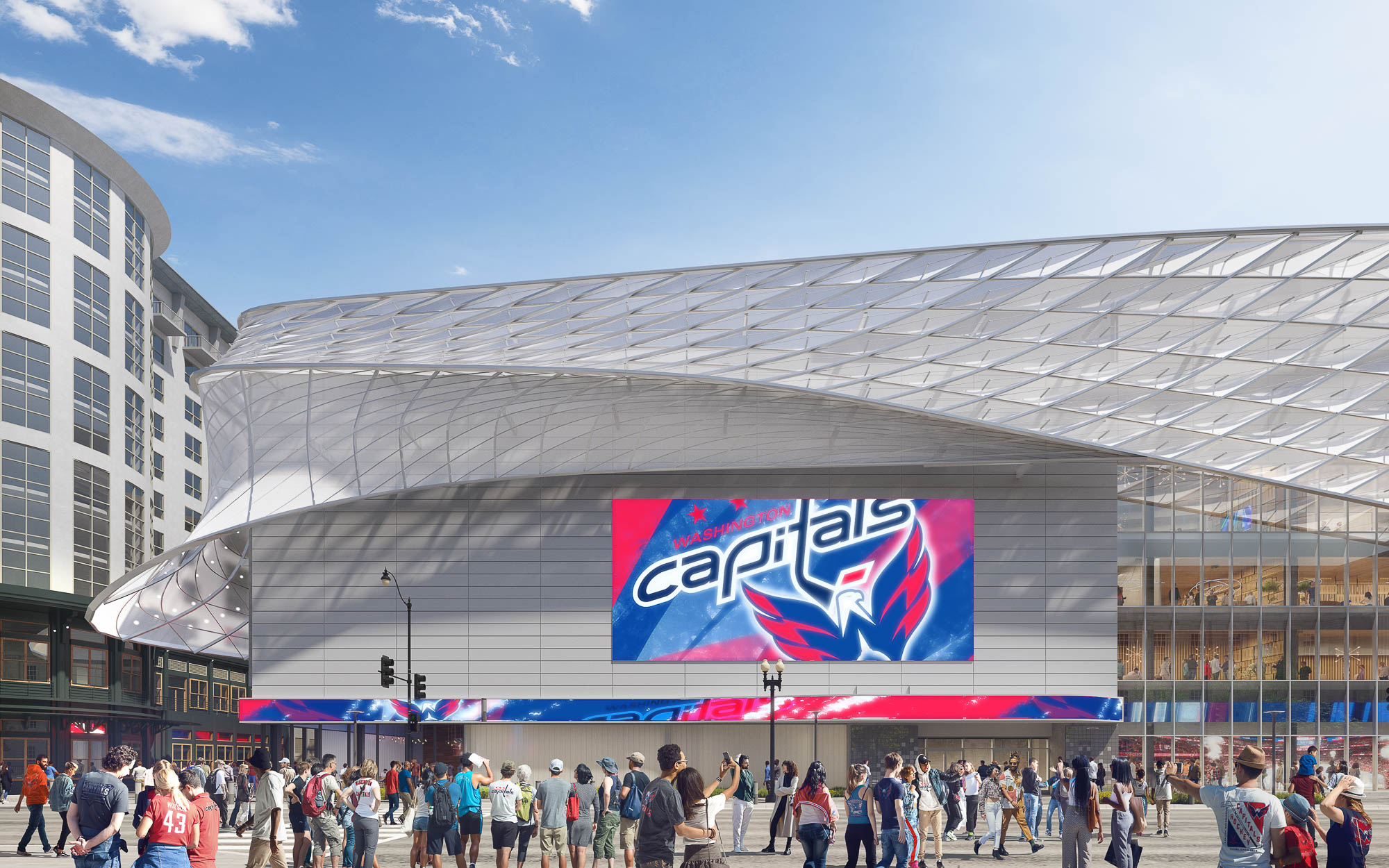 Capital One Arena exterior rendering