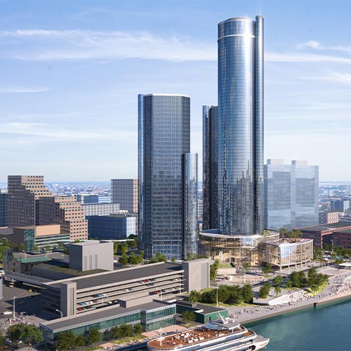 Detroit Renaissance Center conceptual rendering
