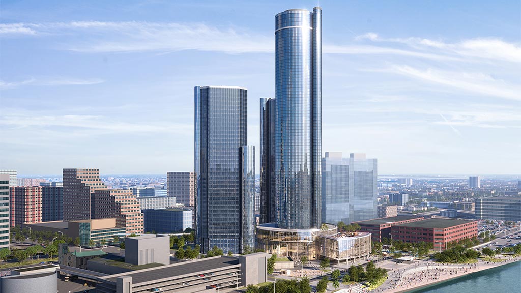 Detroit Renaissance Center conceptual rendering
