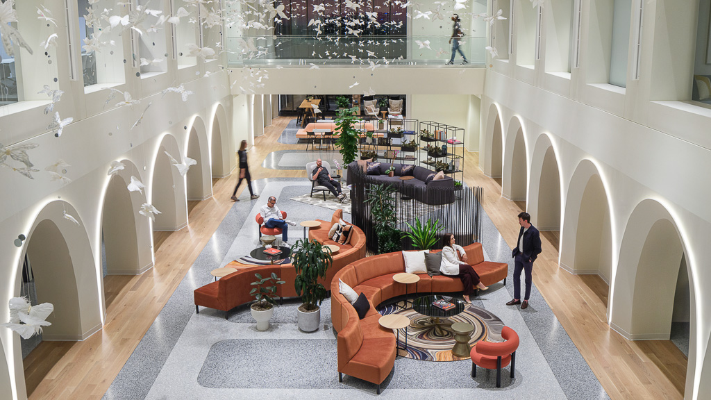 Neiman Marcus Group Dallas Hub atrium