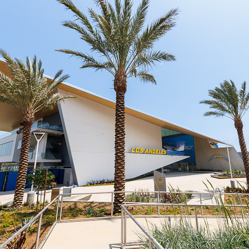 Los Angeles Chargers Headquarters and Training Facility exterior. Credit: The Los Angeles Chargers