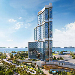 Hard Rock Integrated Resort Complex Ellinikou exterior rendering