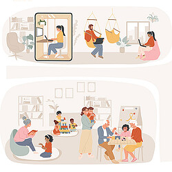 A group of people playing a game.