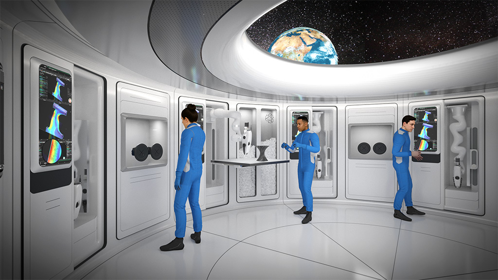 LunaRecycle Challenge 3D Printing center in space